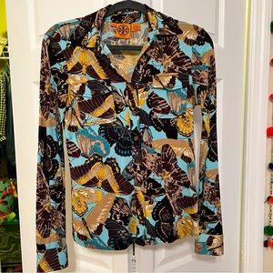 Silk Button Down Blouse